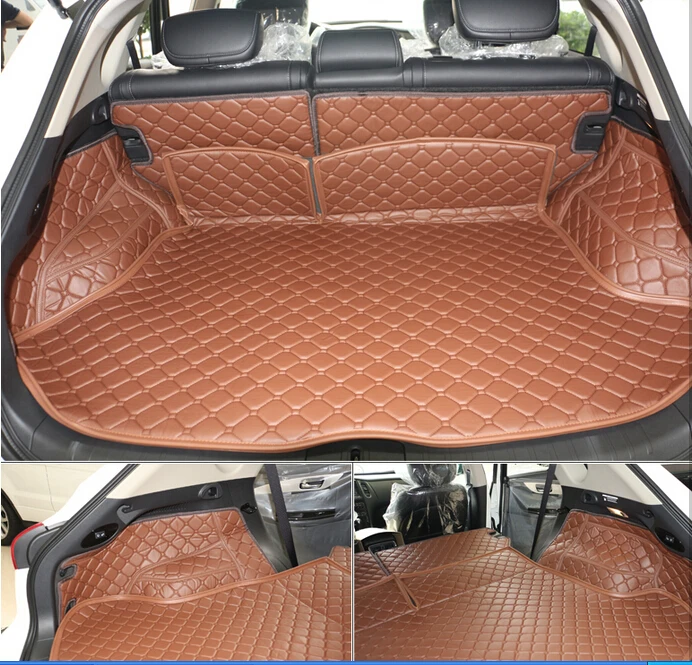 

High quality! Special car trunk mats for Infiniti QX50 2017-2013 waterproof boot carpets cargo liner for QX50 2015,Free shipping
