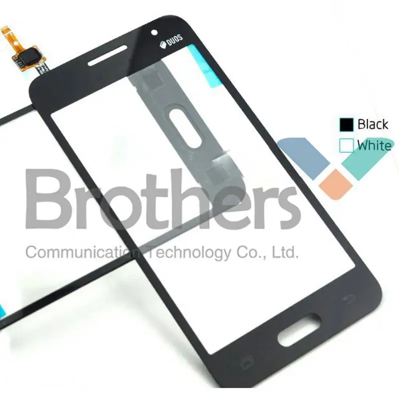 SAM1107 White Black touch screen digitizer touch panel For Samsung Galaxy Core 2 Duos SM-G355H G355  (7)