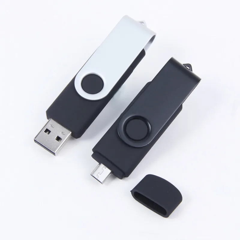 Two site mobile phone usb flash drive 8gb 16gb 32gb 64gb speed rotation