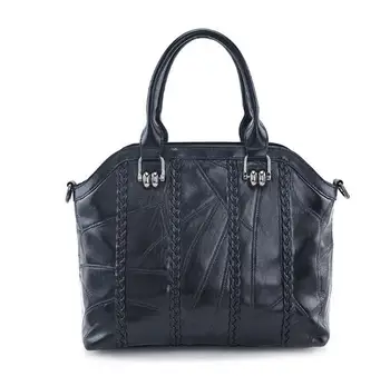 

Fashion Soft Leather women Shoulder Bags Woman Handbags Black Large Capacity Tote Casual Soft Messenger Bag Travel Bags