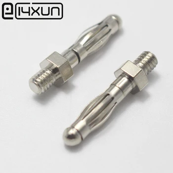 

200 Uninsulated Banana Plug with 4mm Thread Bolt Fitted for M4 Panel Installation Connector Thread Length 5mm