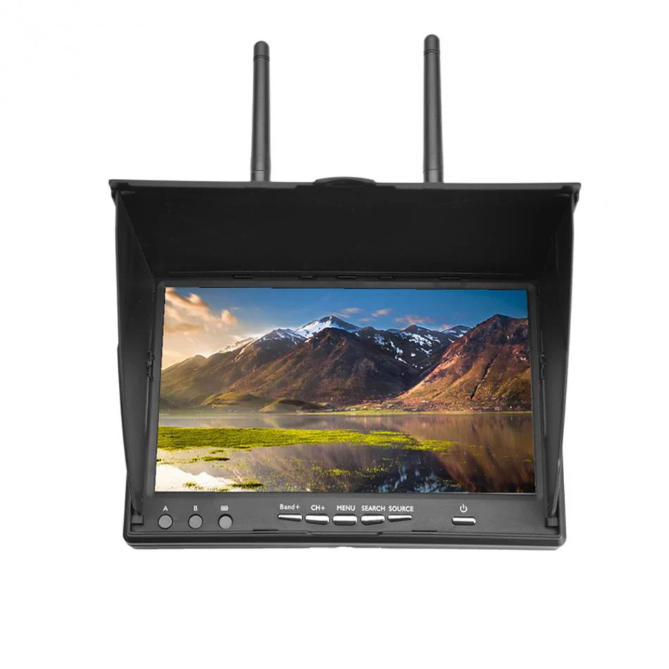 

5.8GHz 40 Channels 7 Inch LCD FPV Screen Receiver Monitor With Build-in Battery Antenna For FPV Multicopter Drone Quadcopter