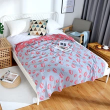 Buy 4 Layers Muslin Washed Cotton Baby Blankets Swaddles Newborn Wrap Gauze Crown Children Blankets Infant Bath Towel Size 200*230cm Free Shipping