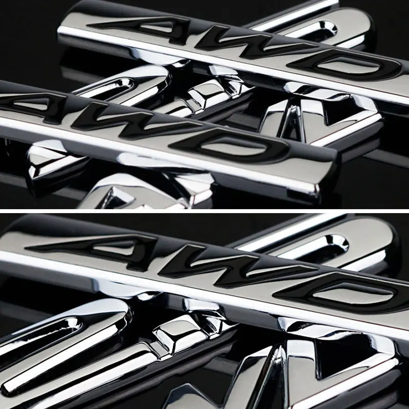 DSYCAR 1 шт. 3D металлический AWD 2,0 2,5 Автомобильный боковой крыло задний багажник эмблема значок наклейка для JEEP BMW Nissan Audi VW Honda автомобиля