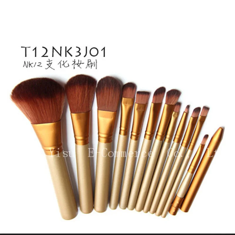 

12 pcs Makeup Brush Set Synthetic Professional Makeup Brushes Foundation Powder Blush Eyeliner Brushes Beauty Tools