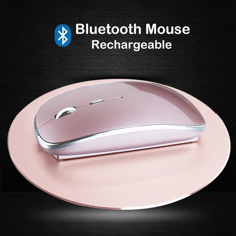 Новая мини мышь Bluetooth перезаряжаемая оптическая Бесшумная для ноутбука Apple Macbook