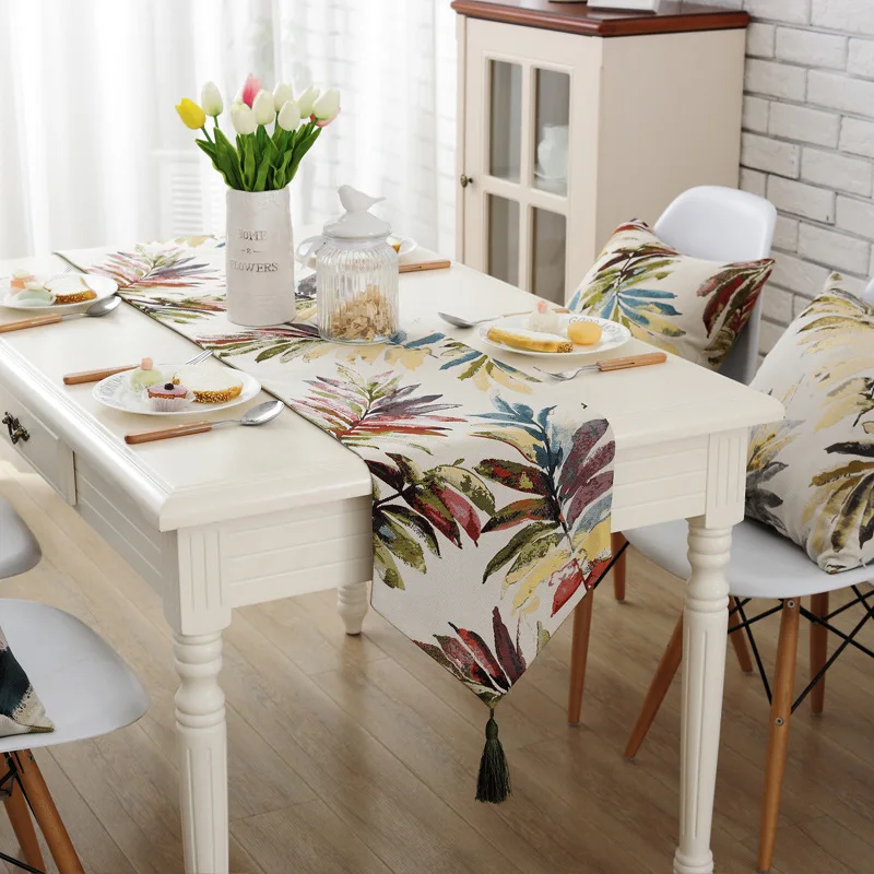 American style table runner fashion print table runners for wedding