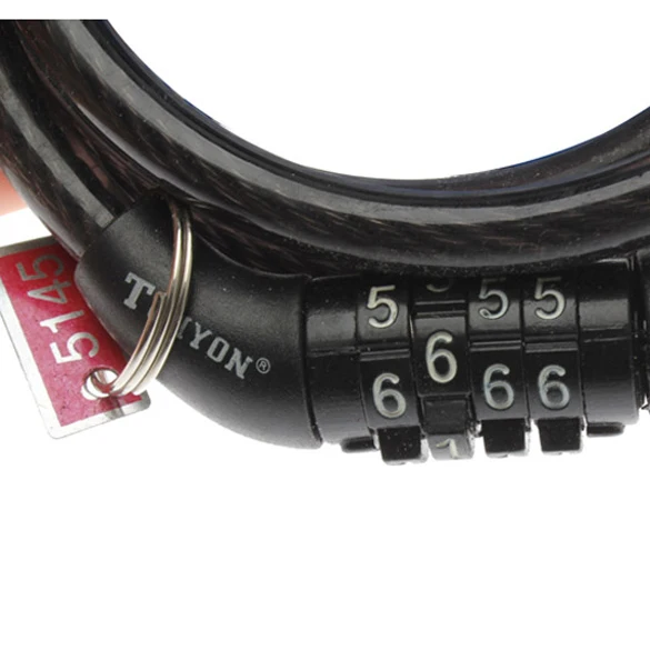 Cable Chain Anti-theft Coded Security 4 Digital Password Bicycle Lock Cycling