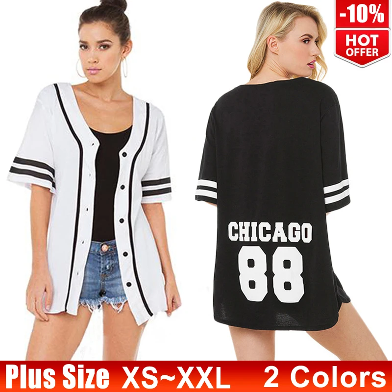 kloon lezer doorboren Women Baseball Jersey Top Short Sleeve Triped Baseball Shirt Plus Size Ladies  Baseball Shirt Sport Numbers Hip Hop Clothing XXL|clothes fork|clothes for  toy poodlesshirts big - AliExpress