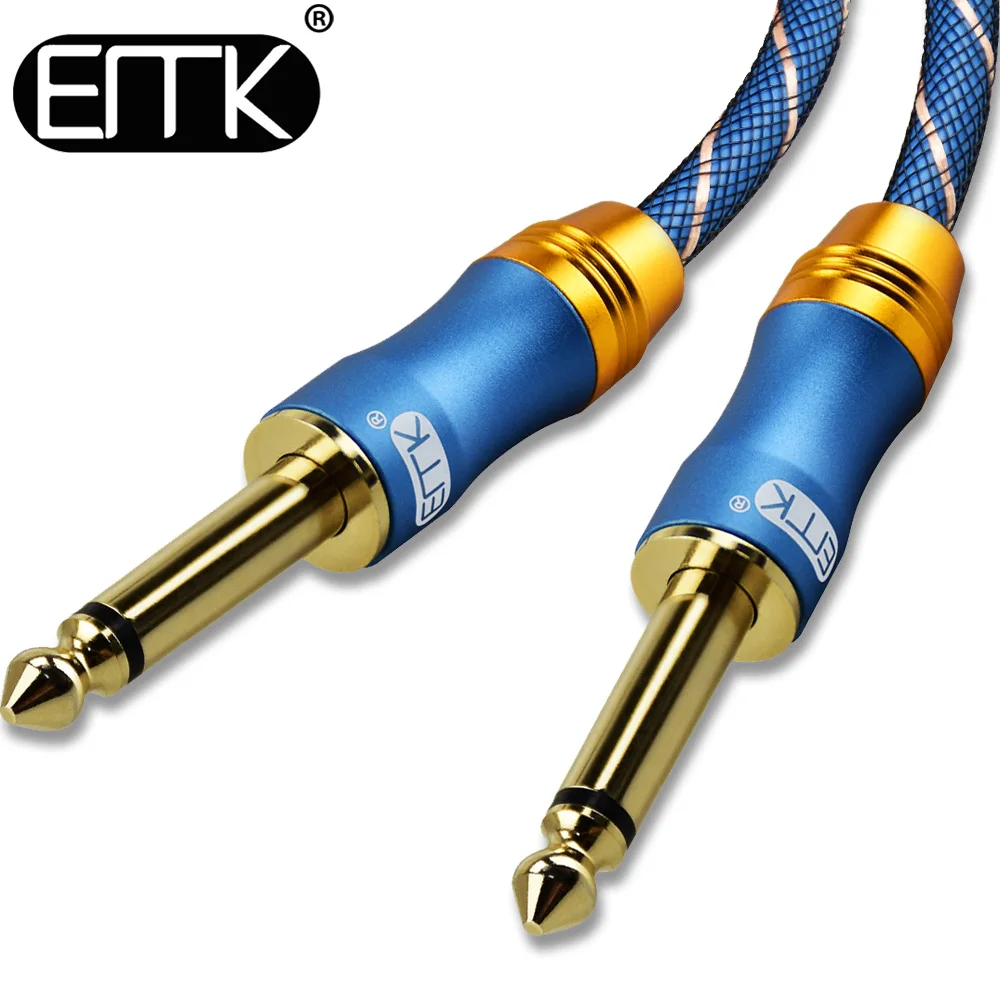 EMK 6 5 Jack аудио кабель моно 3 Aux в нейлоновой оплетке 35 Папа папа 1 м 10 для усилителя