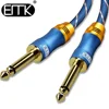 EMK 6.5 Jack Audio Cable Mono 6.3 Aux Cable Nylon Braided 6.35 Jack Male to Male Cable 1m 5m 10m for Mixer Amplifier ► Photo 1/6