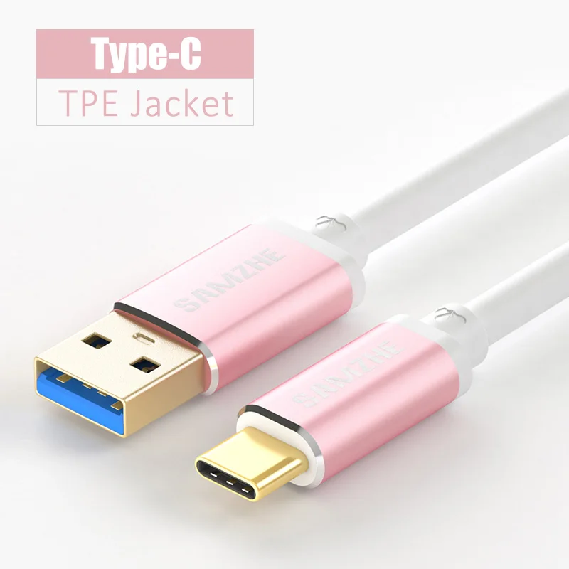 SAMZHE Micro/type C USB Android кабель для зарядки телефона Быстрая зарядка 0,25/0,5/1/1,5/2 м для XIAOMI HUAWEI SAMSUNG - Цвет: Type-c-Pk