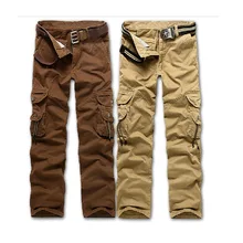 Новые повседневные мужские тактические брюки карго тонкие мужские брюки с несколькими карманами 4 цвета Модные Военные Брюки карго стиль 28-38