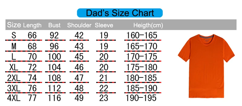 mens size chart