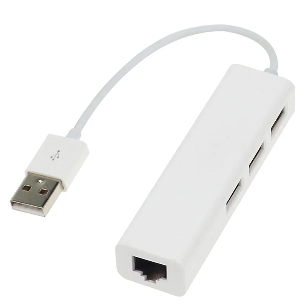 USB 3,0/2,0 Ethernet адаптер с 3 портами usb-хаб к RJ45 Gigabit Ethernet Lan сетевая карта для Windows USB Ethernet адаптер