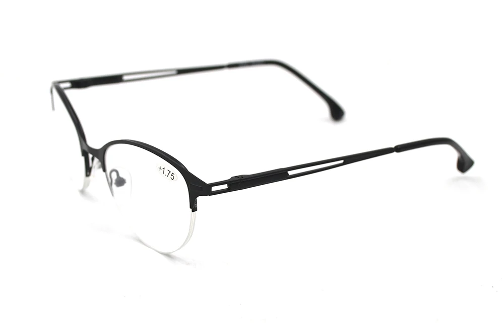 Унисекс очки для чтения для женщин и мужчин, кошачий глаз, очки, лупа, Gafas de lectura, очки для зрения, титановая полуоправа