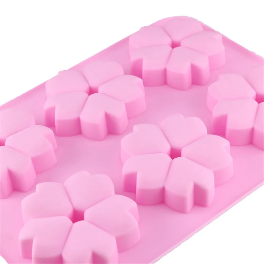 6 Even Cherry Blossoms Flower Cake Mold Silicone Flower Fondant Mould