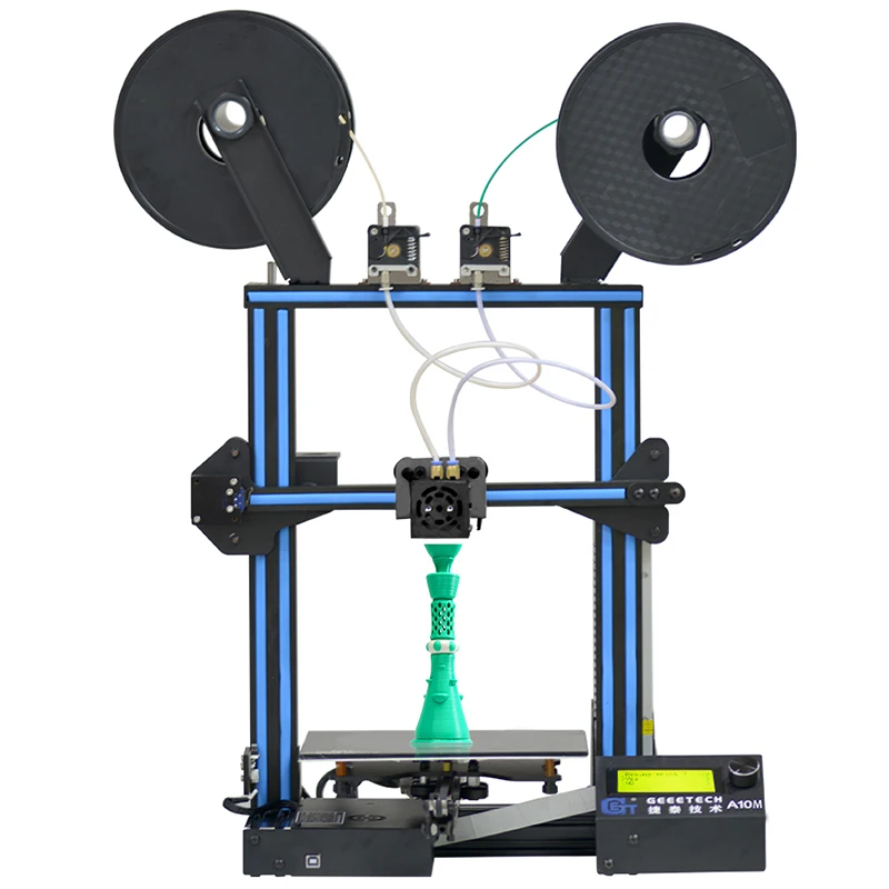 Оригинальный 3D принтер Geeetech A10M смешанных цветов 220x220x260 мм с дополнительным