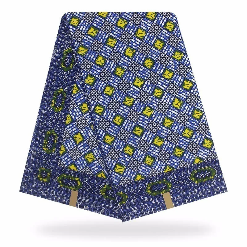 

Nigerian Wax African Fabric 6Yard Ankara Fabric Cotton 2019 High Quality African Veritable Fabrics dutch Wax Veritable Wax