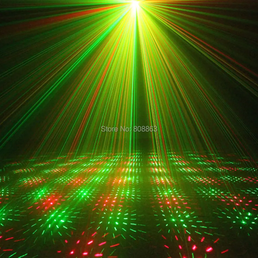 ESHINY Мини R& G Звук лазерный проектор полный звезды клуб бар светильник s танец Дискотека семья вечерние Рождество DJ сценический светильник шоу штатив N75Y1