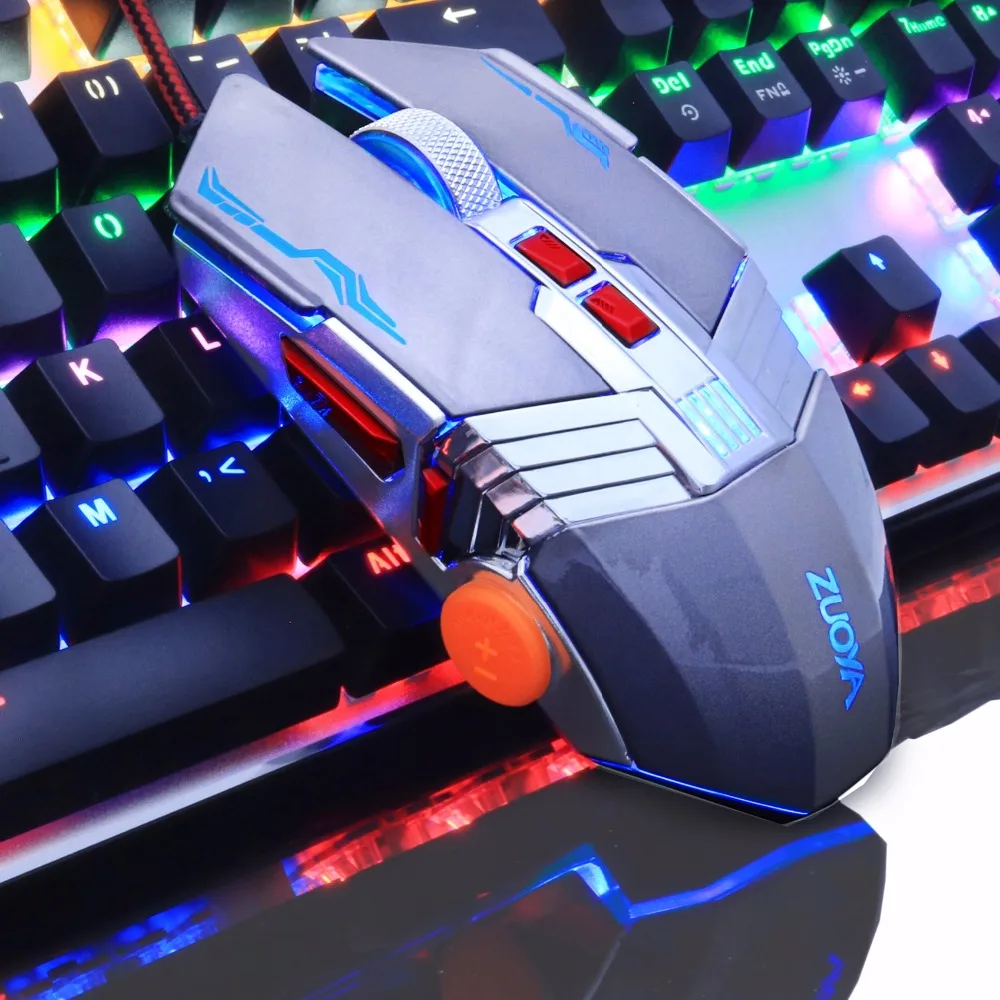 ZUOYA игровая мышь профессиональная геймерская Проводная оптическая Регулируемая