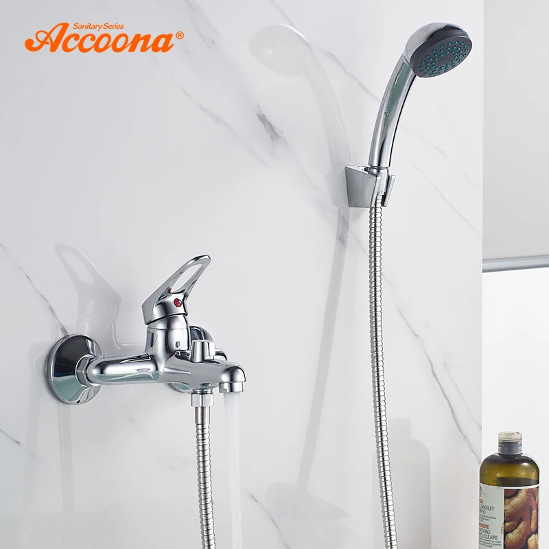 Accoona Bathtub Faucet Chrome Plated Brass Body