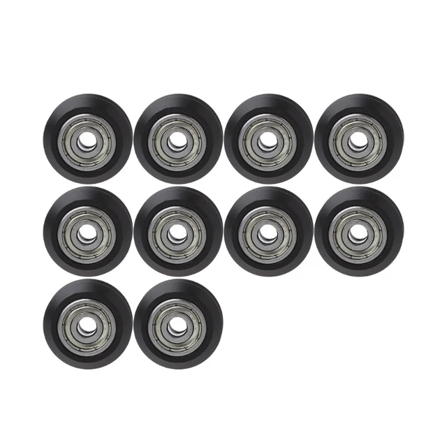 Special Offers 10Pcs 3D Printer DIY Kit Double-V Type Passive Round Wheel With Bearing Idler Pulley Gear For 3D Printer Special Offers 10Pcs 3D Printer DIY Kit Double-V Type Passive Round Wheel With Bearing Idler Pulley Gear For 3D Printer