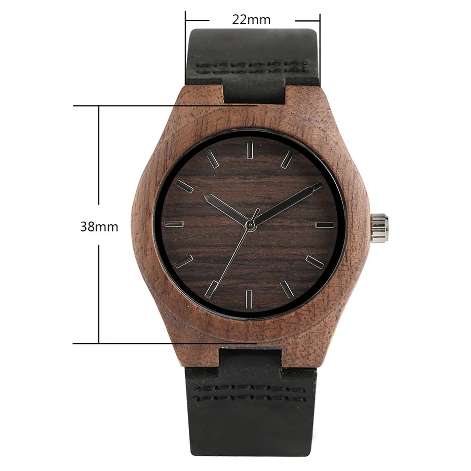 simple design style nature wood creative watches13