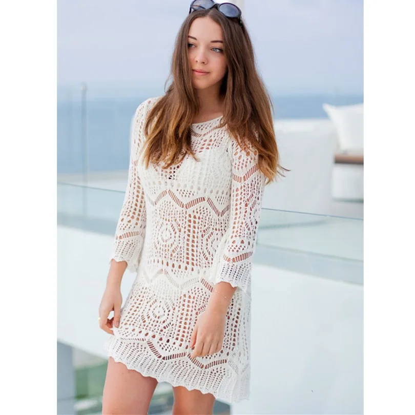 dress crochet beach 816