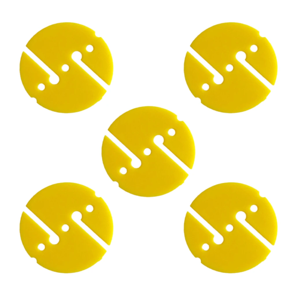 5 Pieces Lightweight Plastic Circle Scuba Diving Wreck Cave Directional Dive Line Arrow Marker Pointer - Choose Colors