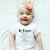 Hi Daddy Summer Baby Bodysuit Cute Cotton Infant Newborn Girl Boy Short Sleeve Jumpsuits Sunsuit Clothes 2