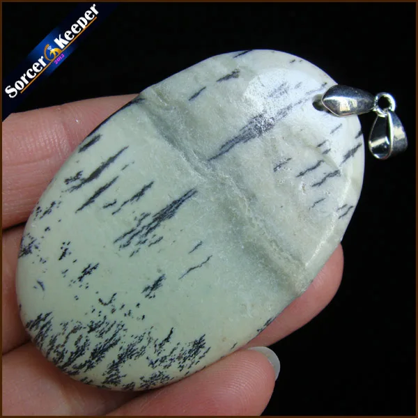 Модное ожерелье для женщин и мужчин зеленые натуральные камни Dendrite моховые Агаты