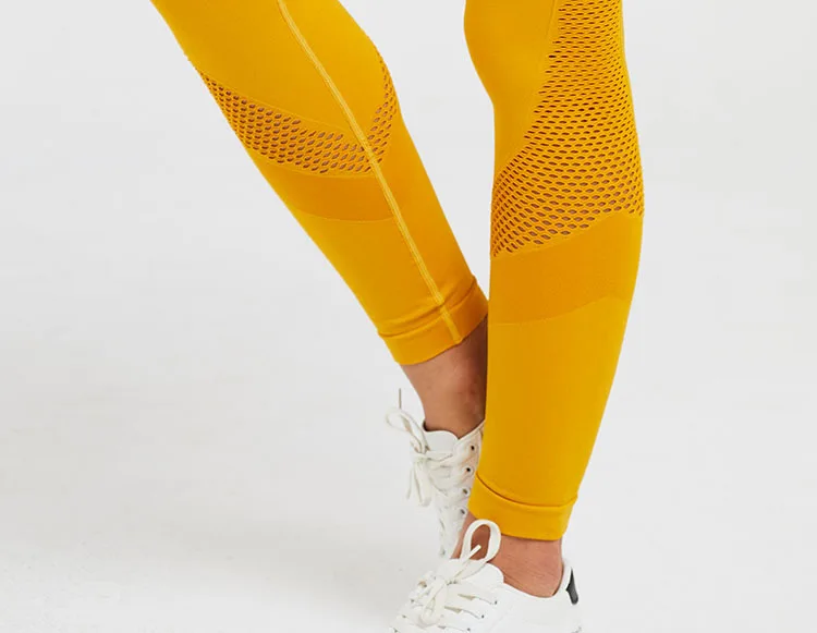 Escavar Leggings Sem Costura Das Mulheres Calças