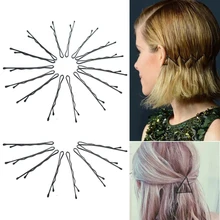 36 шт. черные заколки для волос женская заколка невидимые заколки Кудрявые Волнистые заколки для волос заколка для волос аксессуары для волос инструмент для укладки