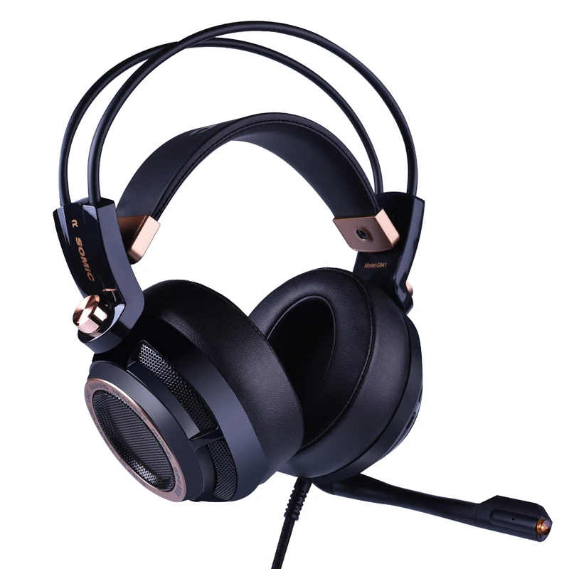 Somic Upgrade G941 Active Noise Cancelling 7.1 Virtual Surround Sound USB Gaming Headset with Mic V