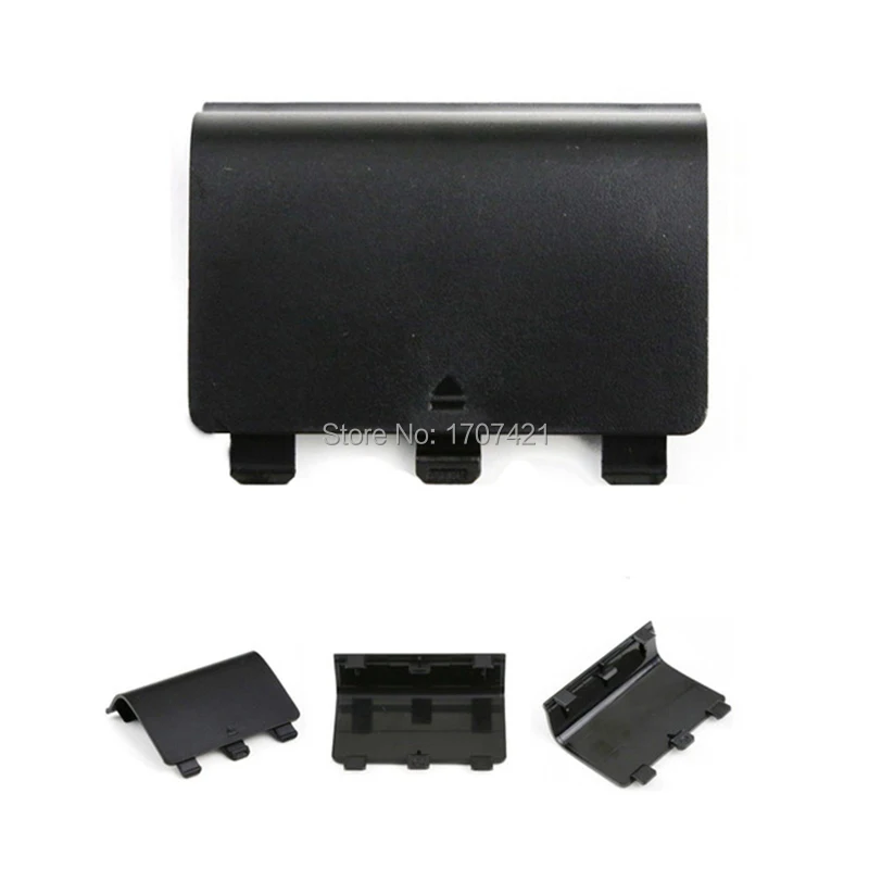 Replacement black battery cover cap door back shell for xbox one controller For xboxone gamepad Hoursing Game accessories  (5)