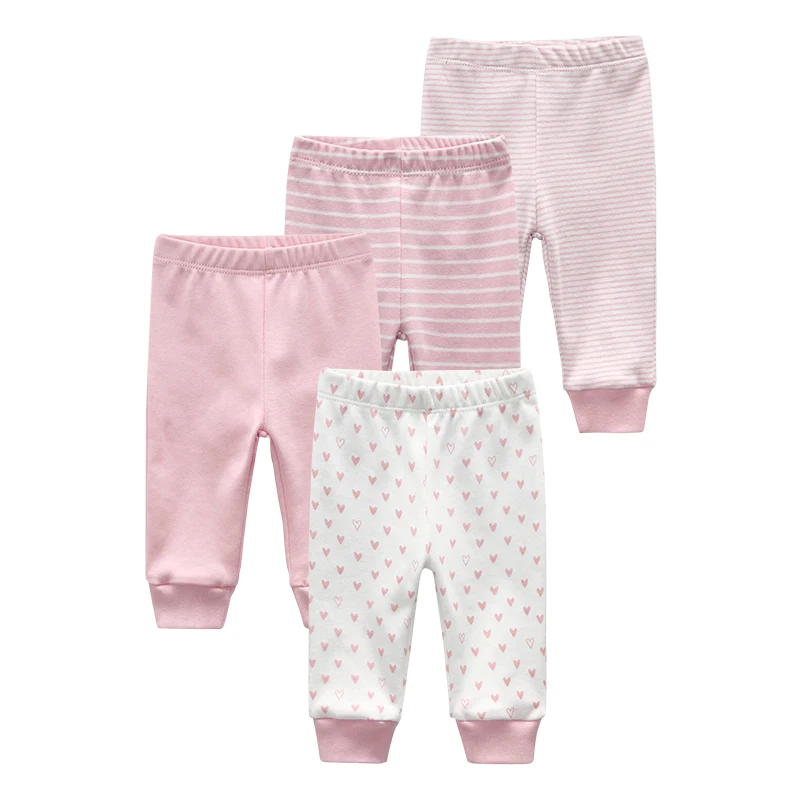 Baby Long Pants 3/4Pcs/lot Newborn Boy Girl Toddler Clothing 3M 6M 9M 12M Baby Clothes roupas de bebe Trousers Accessories baby trousers cotton pants baby leggings