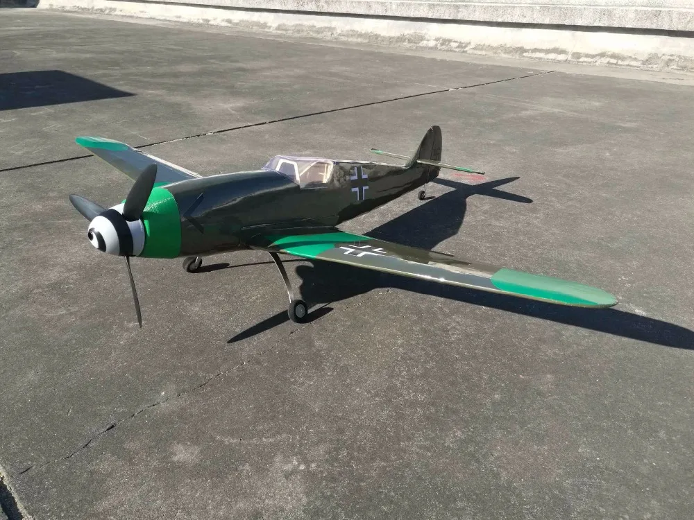 Игрушка самолет RC Набор DIY RC warbird BF109 ME-109 1400 мм размах крыльев