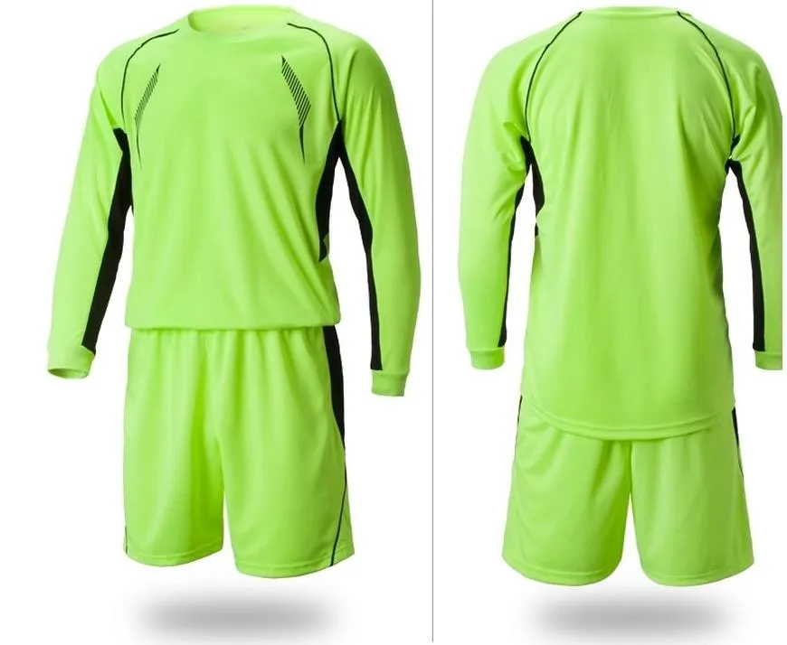 Профессиональная Мужская игровая футболка с длинным рукавом, полный комплект, Спортивная дышащая Футбольная форма, футбольные майки