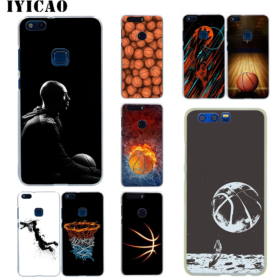 

IYICAO Basketball Hard Case for Huawei Honor 6A 6C 7A 7C 7X 8 8X 9 10 20 9X Lite Pro Honor Play Note 10 View 20