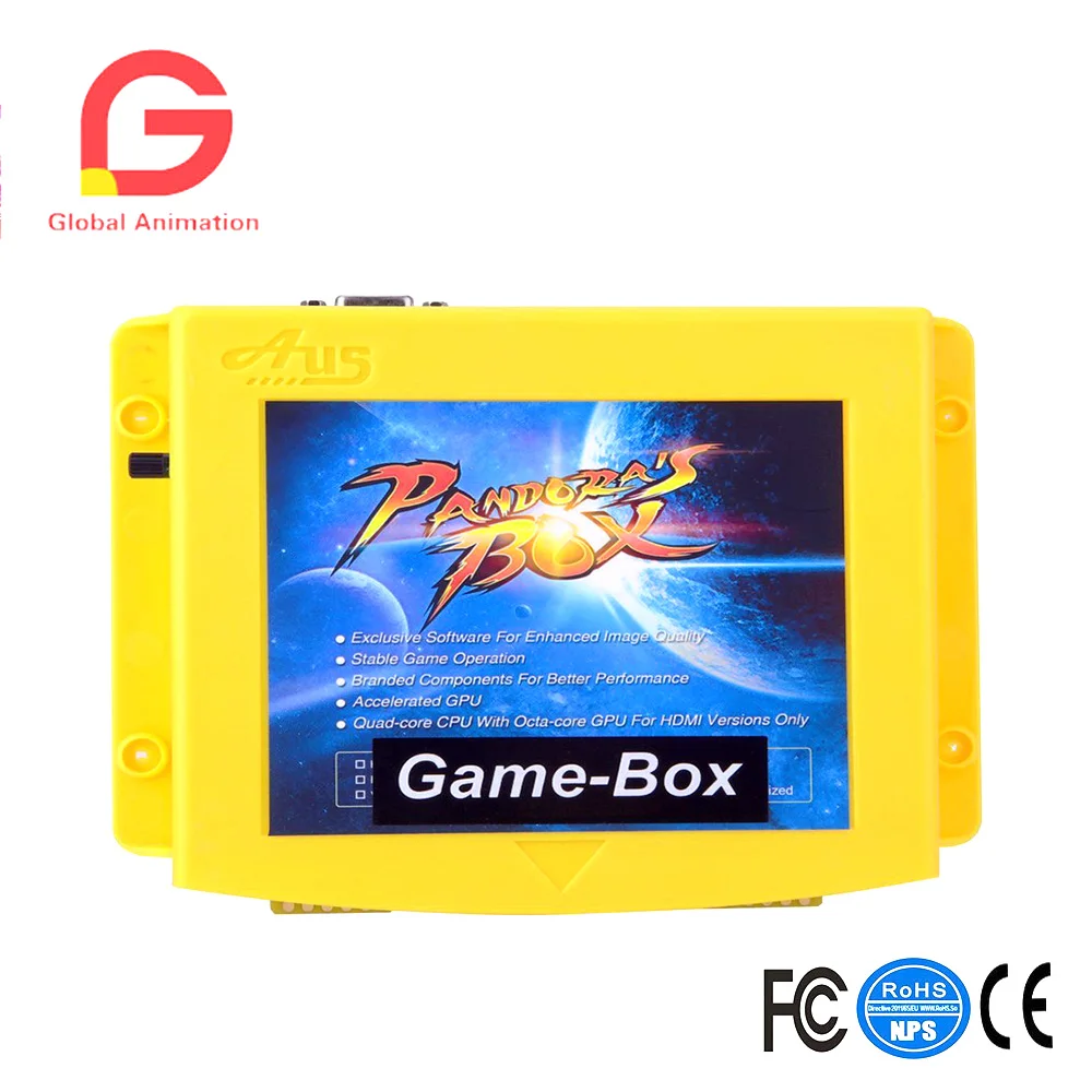 Pandora box 4X 999 in 1 Jamma Arcade Cabinet Game Box, Arcade Kit Diy, Classics Fighting Games Board For LCD/ CRT(15kHz) Monitor