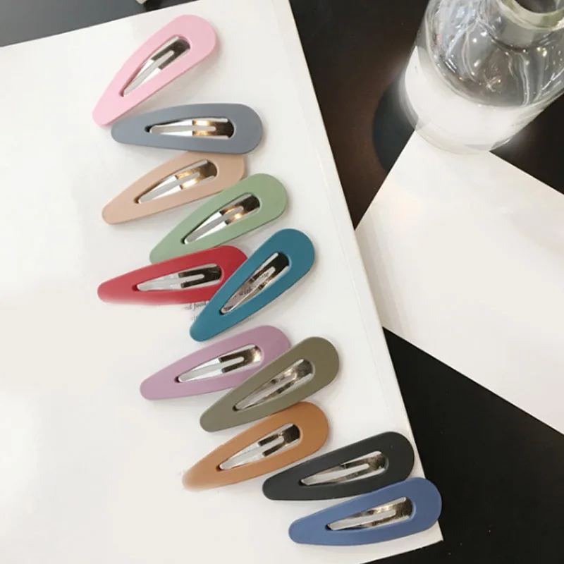 Fashion Hot Sale 1PC Beautiful Party BB Hair Clip Candy Color Big Scrub Seaside Wedding Unique Small Gifts Allergy Free