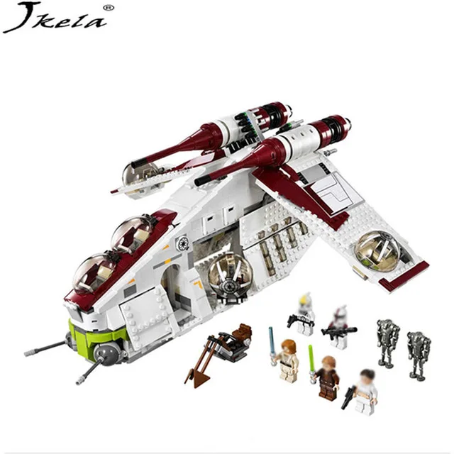 

[New] 05041 StarWars De Republiek Gunship Bouwstenen Bakstenen Speelgoed Compatibel Met LegoINGly Kinderen Model Starwars