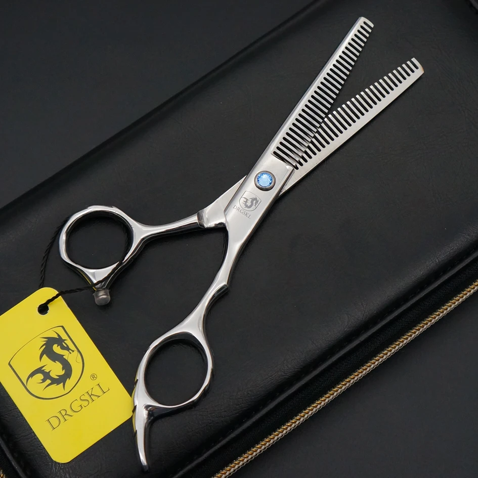 DRGSKL two sided tooth 5.75 inch hair thinning scissors professional