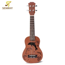 Professional 21 Inch Soprano Ukulele Uke Hawaii Guitar Sapele 15 Fret Wood Ukulele Musical Instruments For Begginer Gift