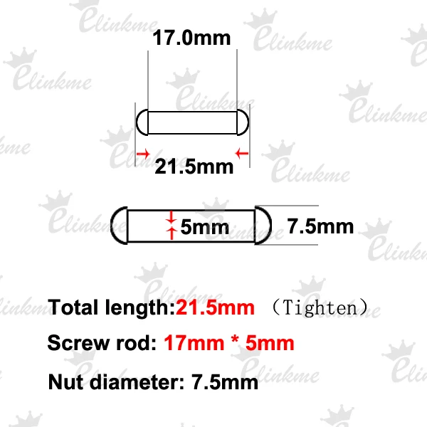 4 шт./лот, 16,4 мм до 24,5 мм DIN912 Ножи ручка шестигранные винты подходит для 5 мм отверстие черный