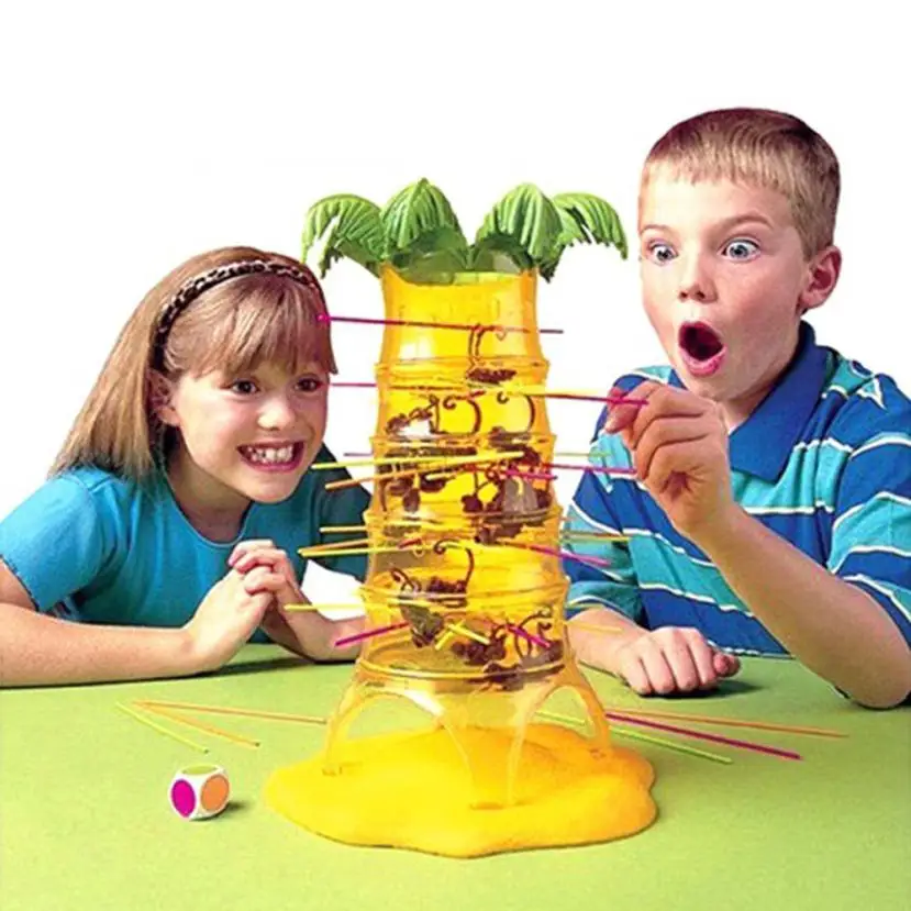 

HOT Falling Tumbling Monkey Family Toy(One Size) Climbing Game Kids learning toys 5.30