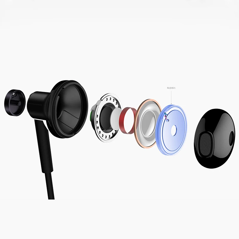 Оригинальные гибридные наушники Xiaomi DC с двойным драйвером половинные вкладыши