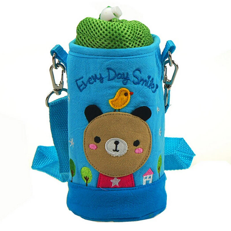 Детская Спортивная бутылка для воды с чехлом, изолированная сумка, сумка, держатель, рукав, подходит для 300 мл/350 мл, бутылка для воды, сумка