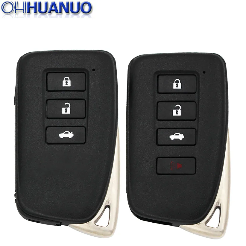 3/4 кнопки Smart Remote Key Shell Fob чехол для Lexus IS ES GS NX RX смарт карта с аварийным